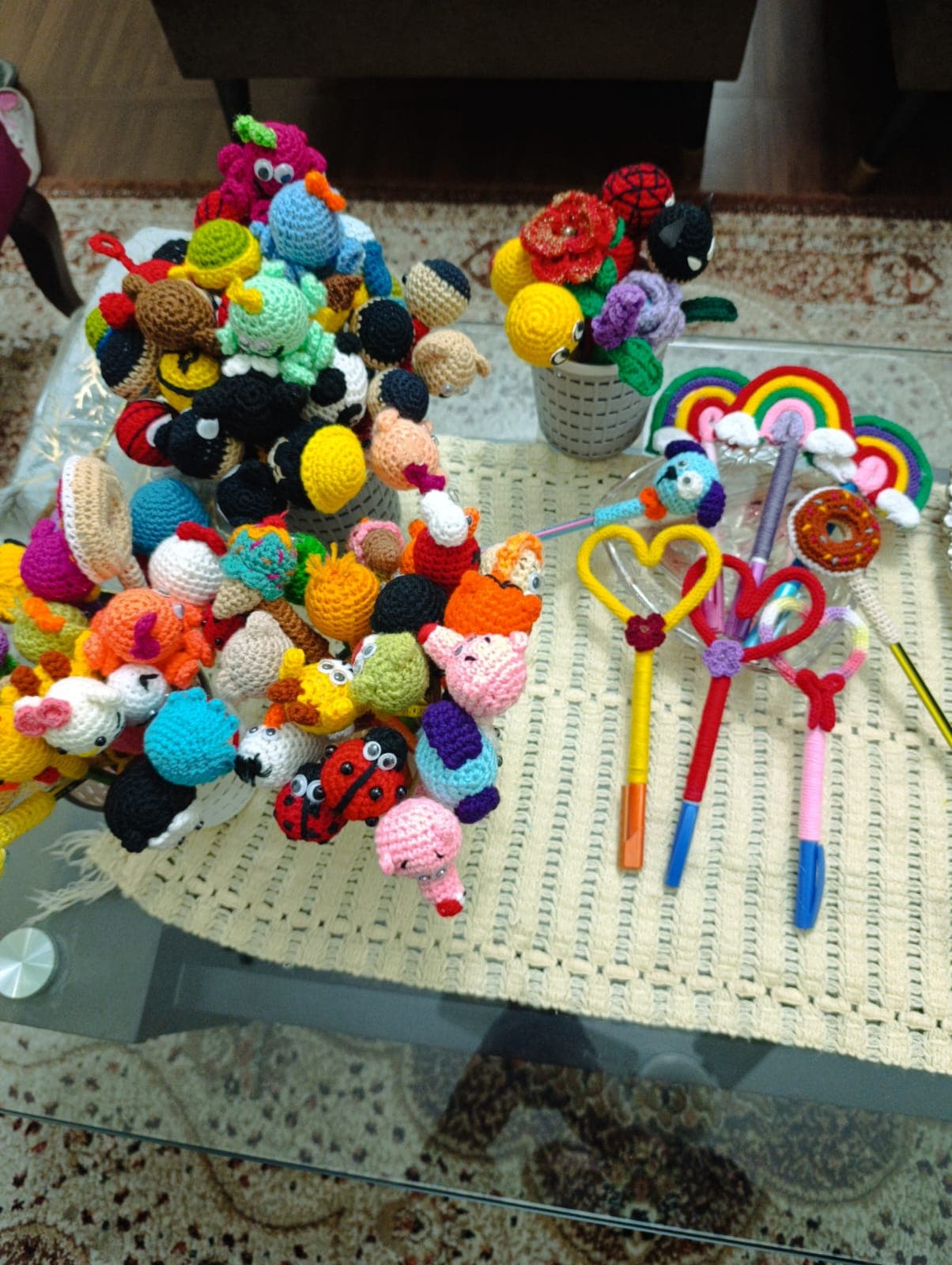 Crochet Character Pen & Pencil Toppers